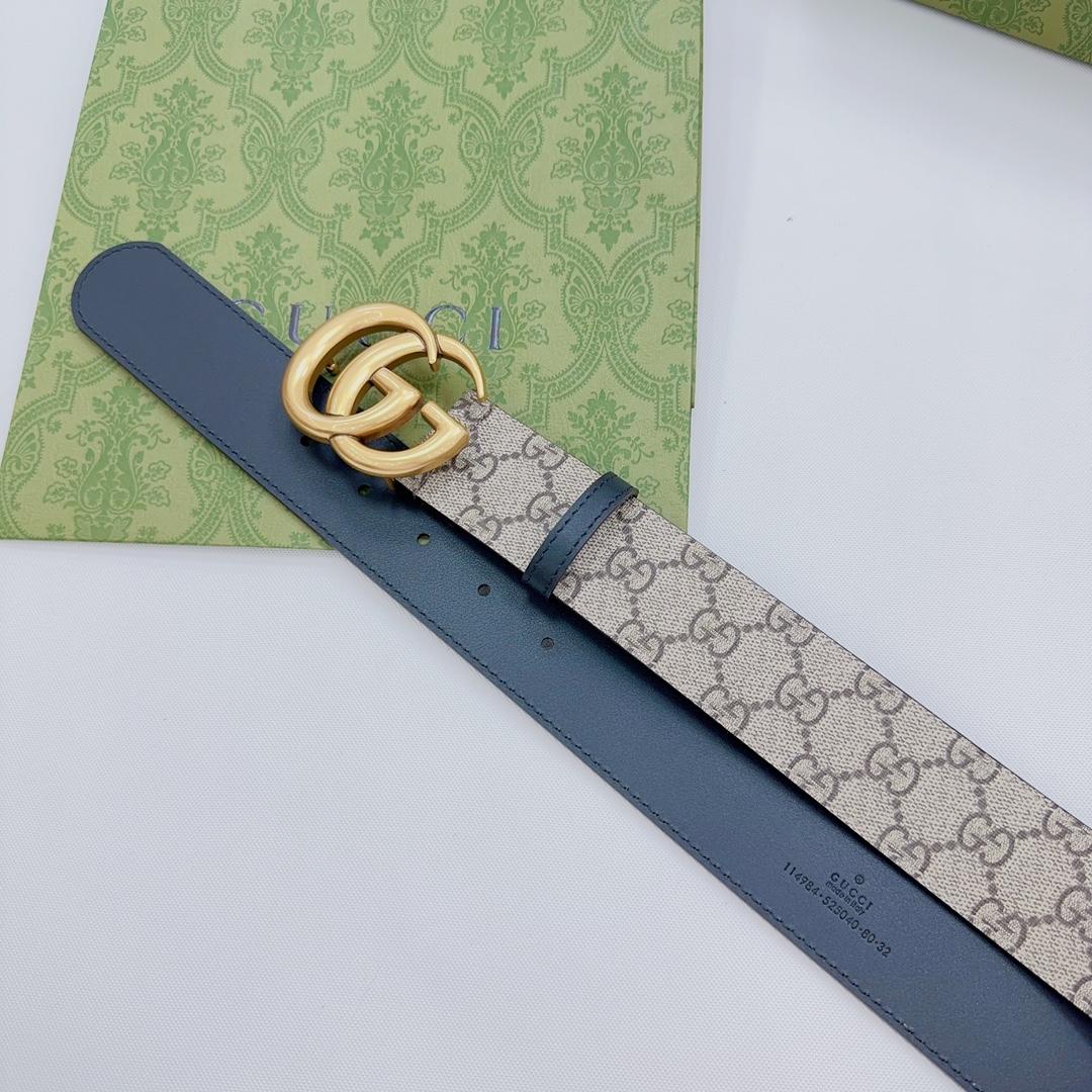 Gucci GG Marmont Reversible Belt - DesignerGu