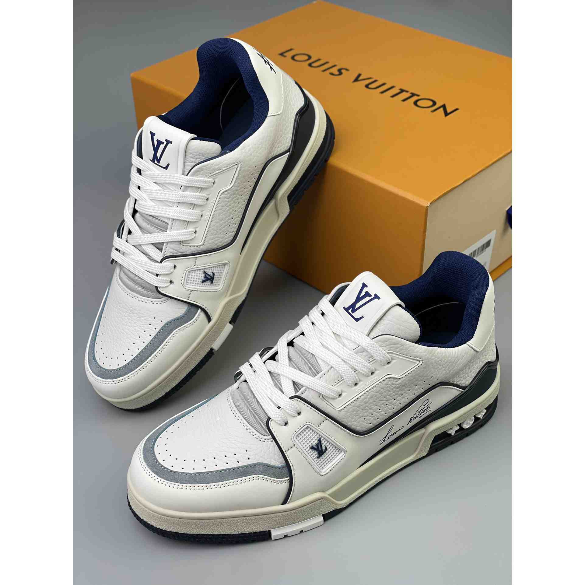 Louis Vuitton Trainer Sneaker (Upon UK Size) - DesignerGu