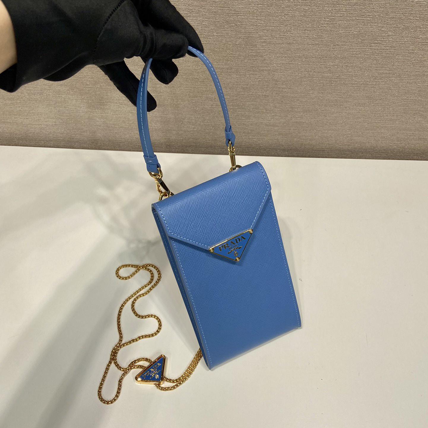 Prada Saffiano Leather Mini-Bag - DesignerGu