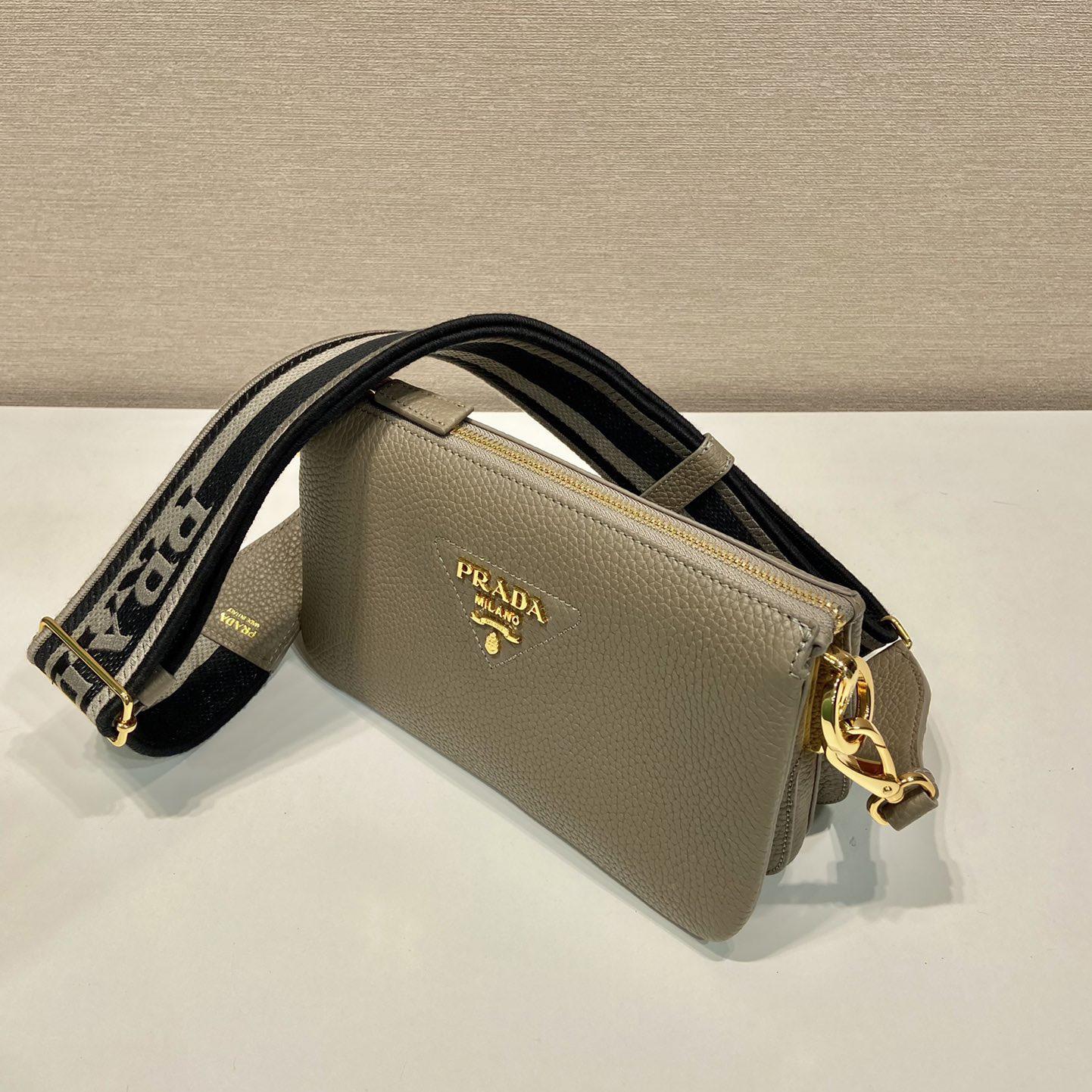 Prada Leather Shoulder Bag - DesignerGu