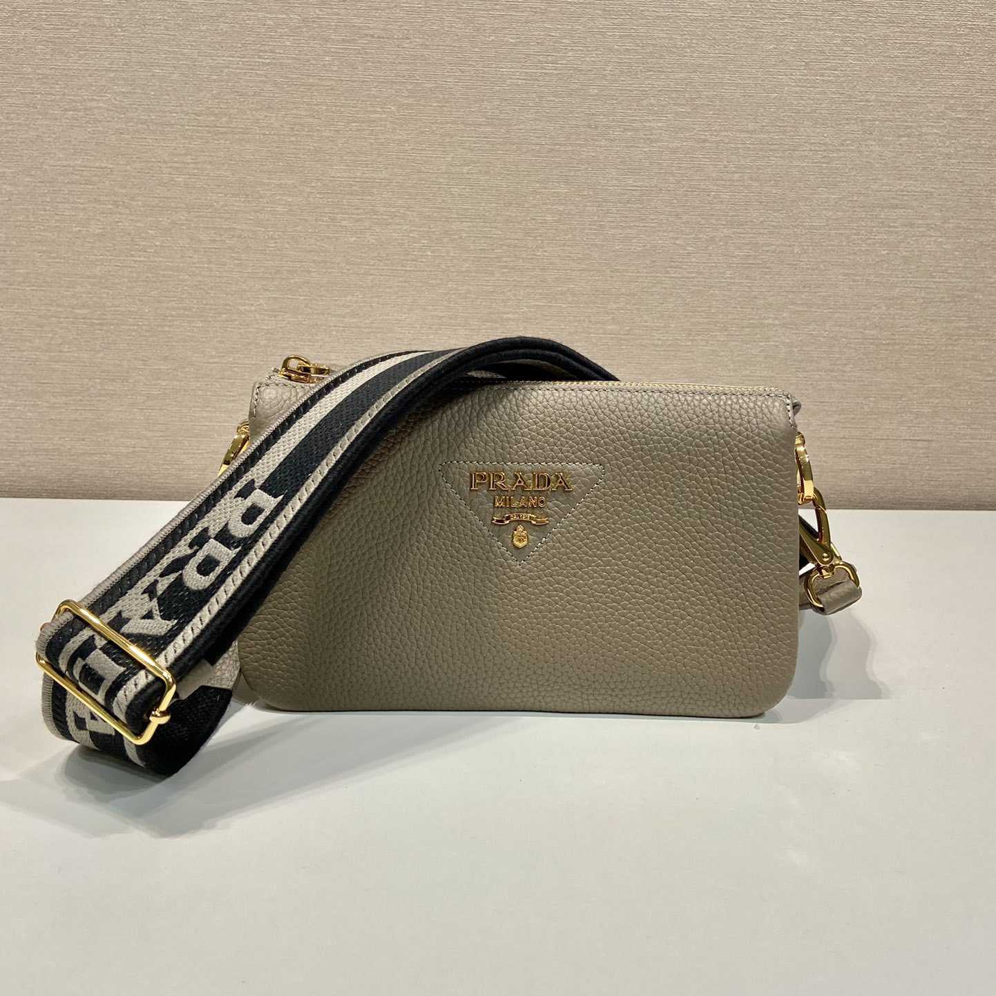 Prada Leather Shoulder Bag - DesignerGu