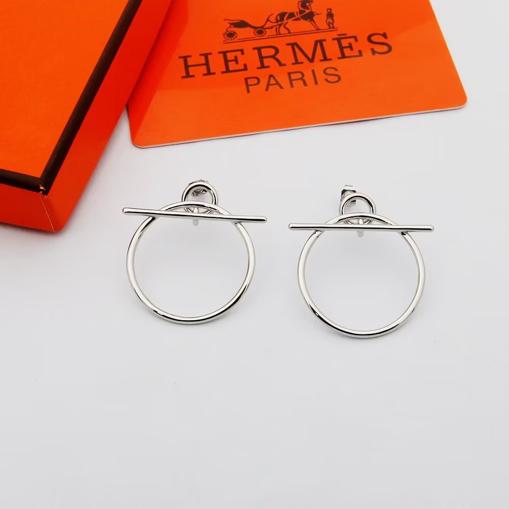 Hermes Loop Earrings, Small Model - DesignerGu