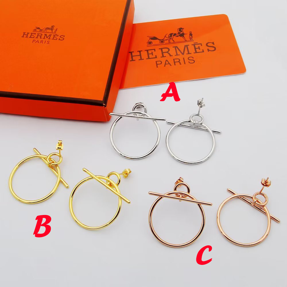 Hermes Loop Earrings, Small Model - DesignerGu