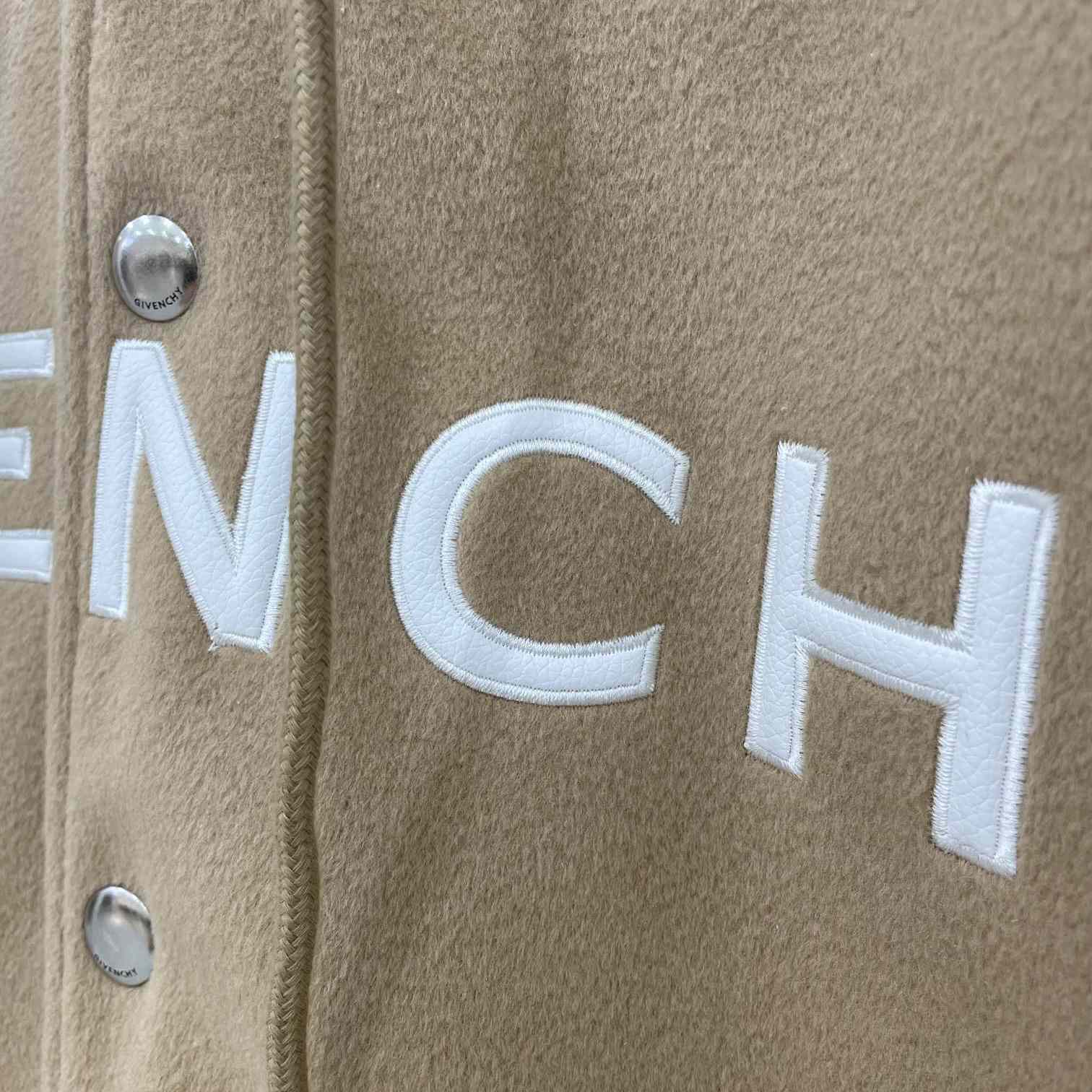 Givenchy Hooded Wool And Leather Big Varsity Jacket - DesignerGu