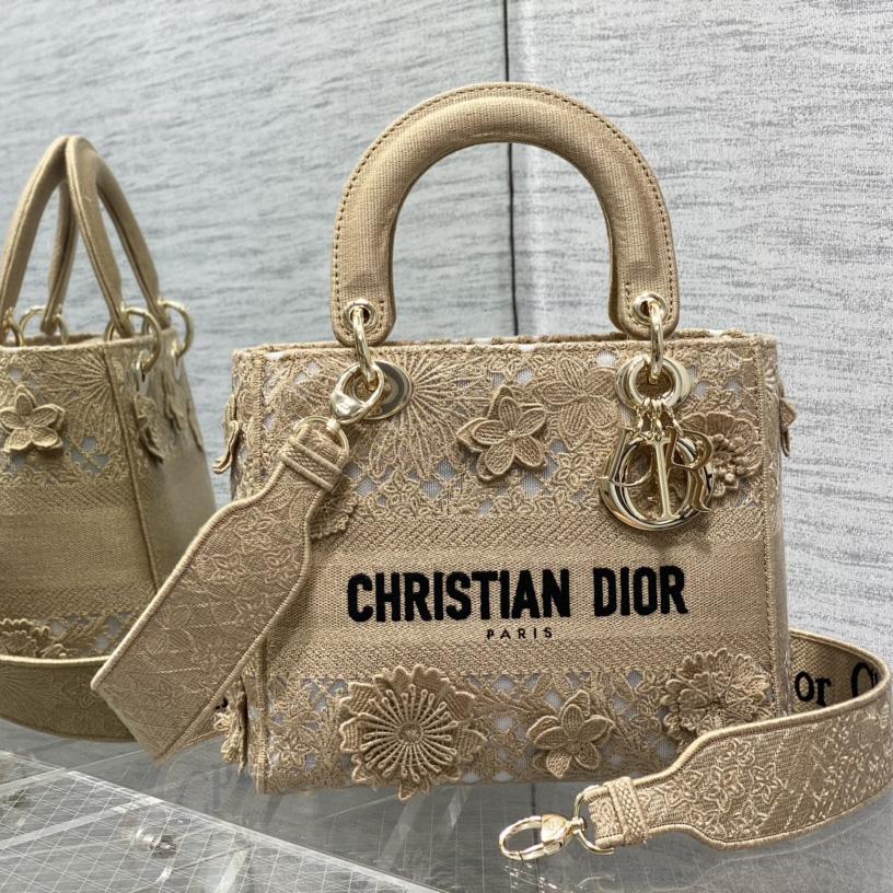 Dior Medium Lady D-lite Bag - DesignerGu