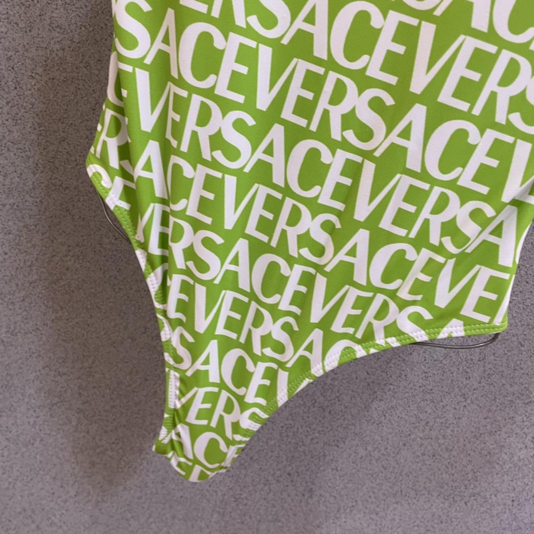 Versace Logo One-Piece Swimsuit - DesignerGu