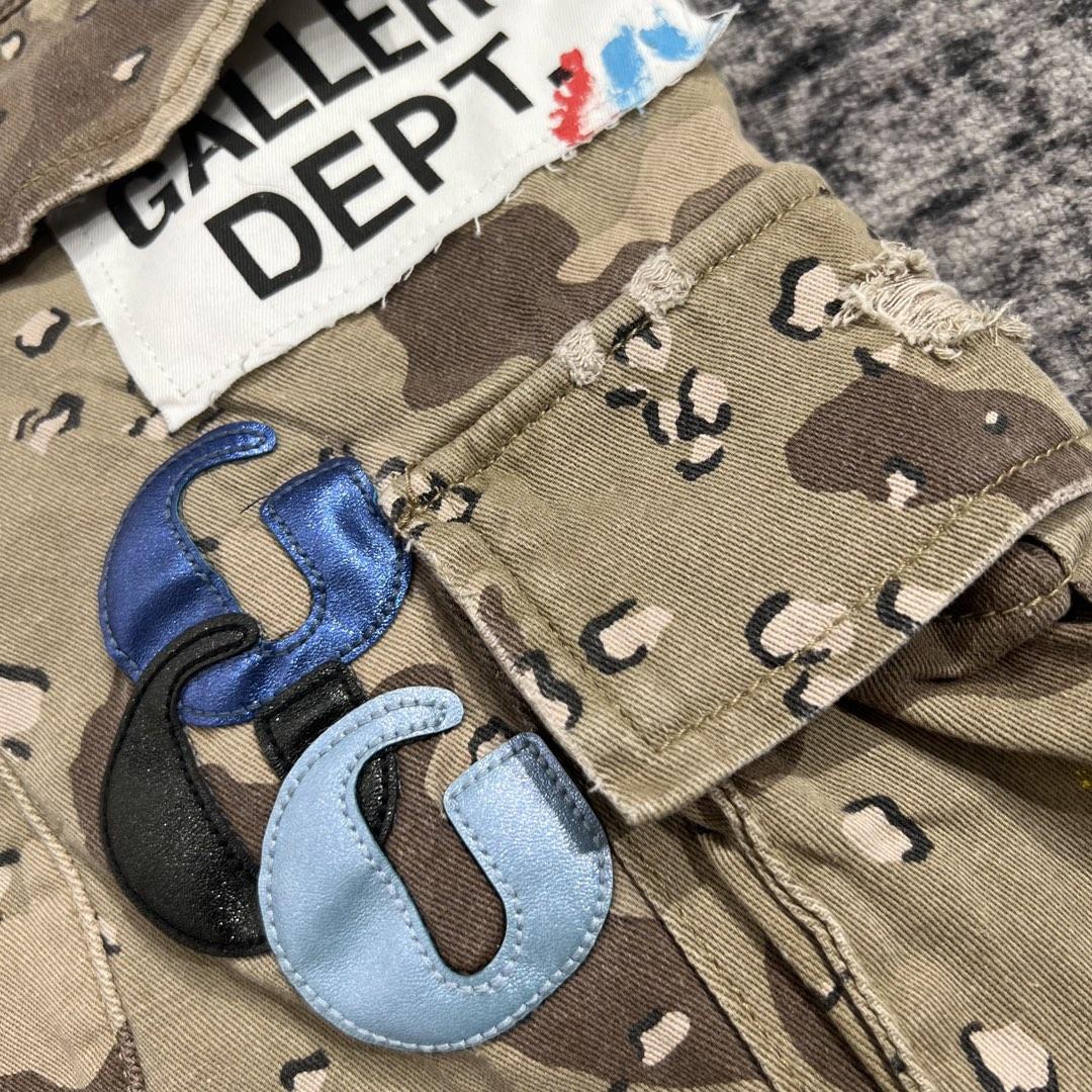 Gallery Dept G Patch Camo Cargo Shorts   630 - DesignerGu