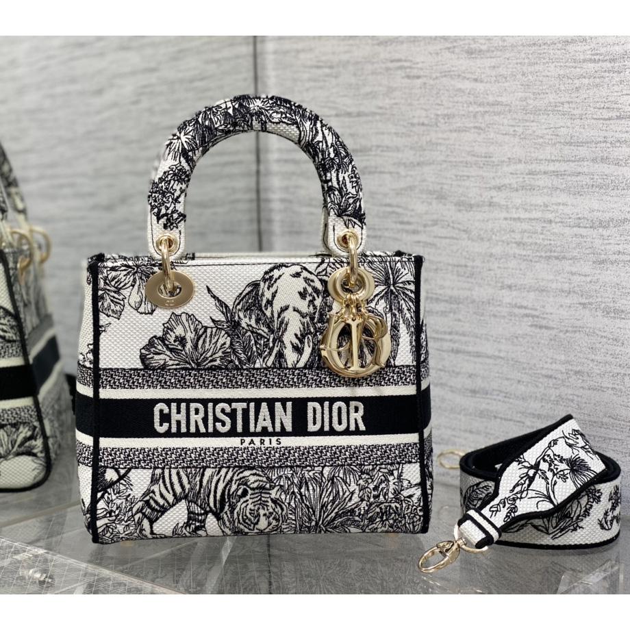 Dior Medium Lady D-lite Bag - DesignerGu