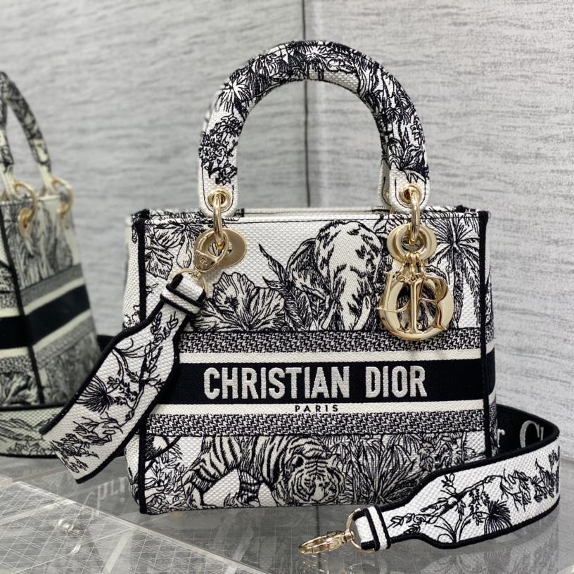 Dior Medium Lady D-lite Bag - DesignerGu