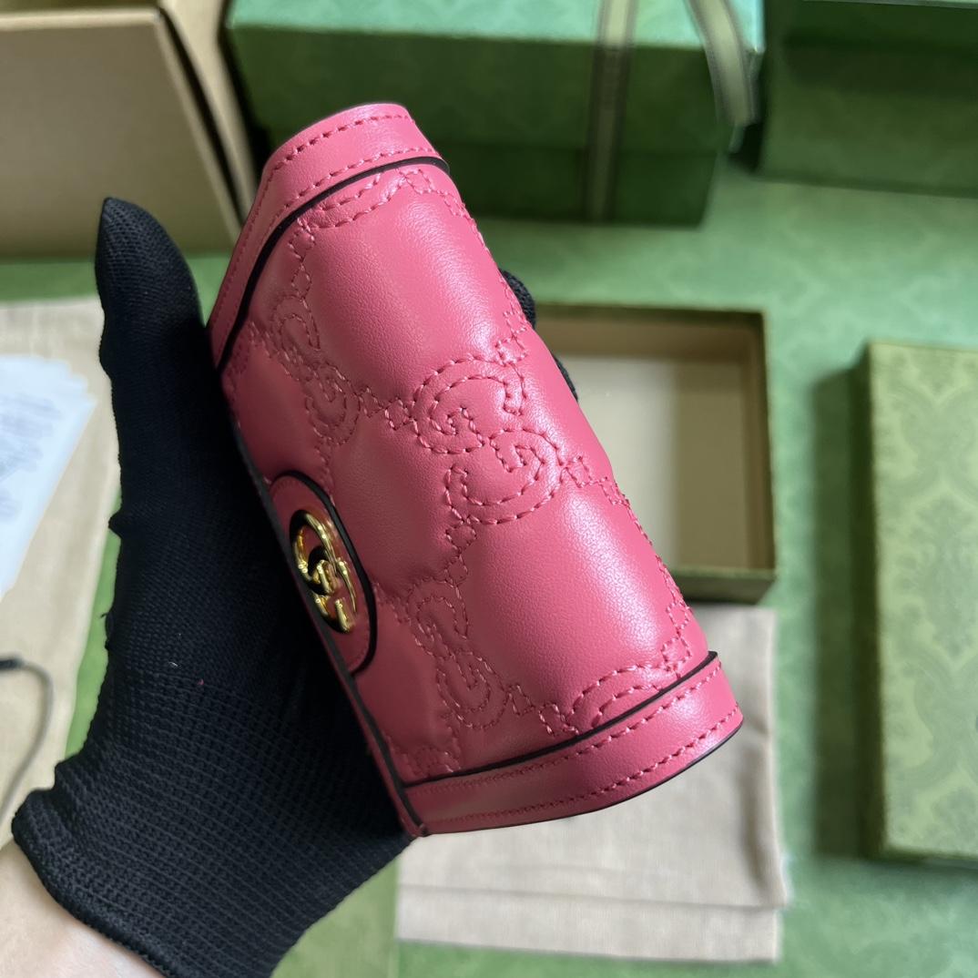 Gucci GG Matelasse Card Case Wallet - DesignerGu