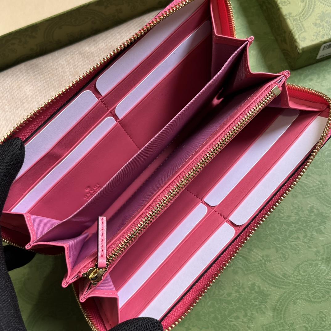 Gucci GG Matelasse Zip-around Wallet - DesignerGu