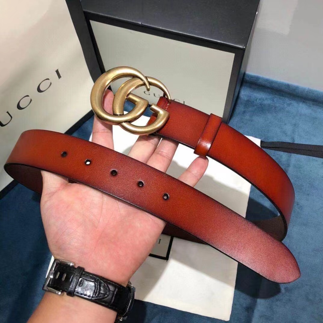 Gucci Leather Belt - DesignerGu