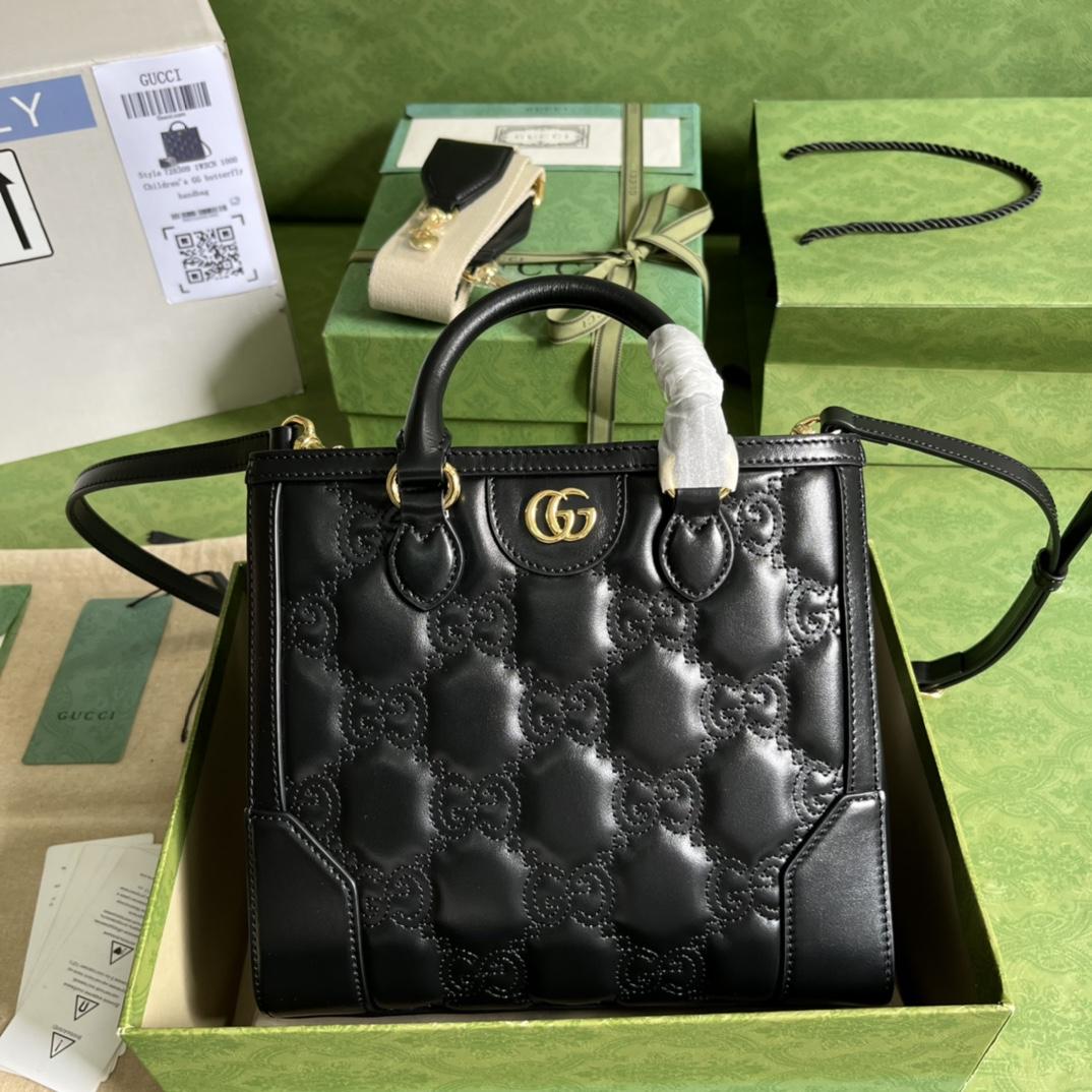 Gucci GG Matelasse MIni Top Handle Bag  (23x 22x 10cm) - DesignerGu