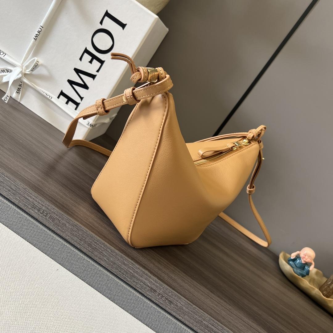 Loewe Mini Hammock Hobo Bag In Classic Calfskin - DesignerGu