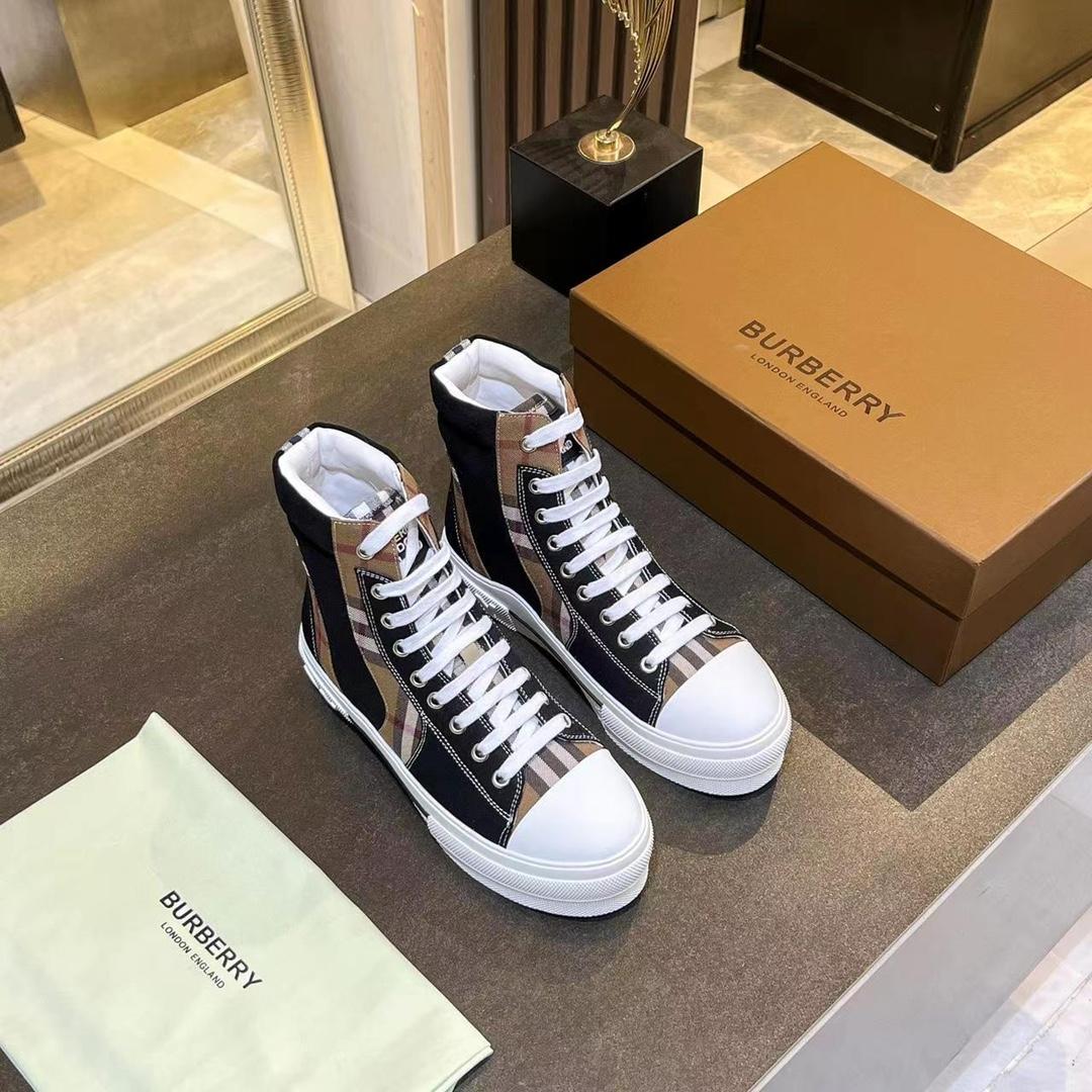 Burberry Vintage Check Lace-up Sneakers - DesignerGu