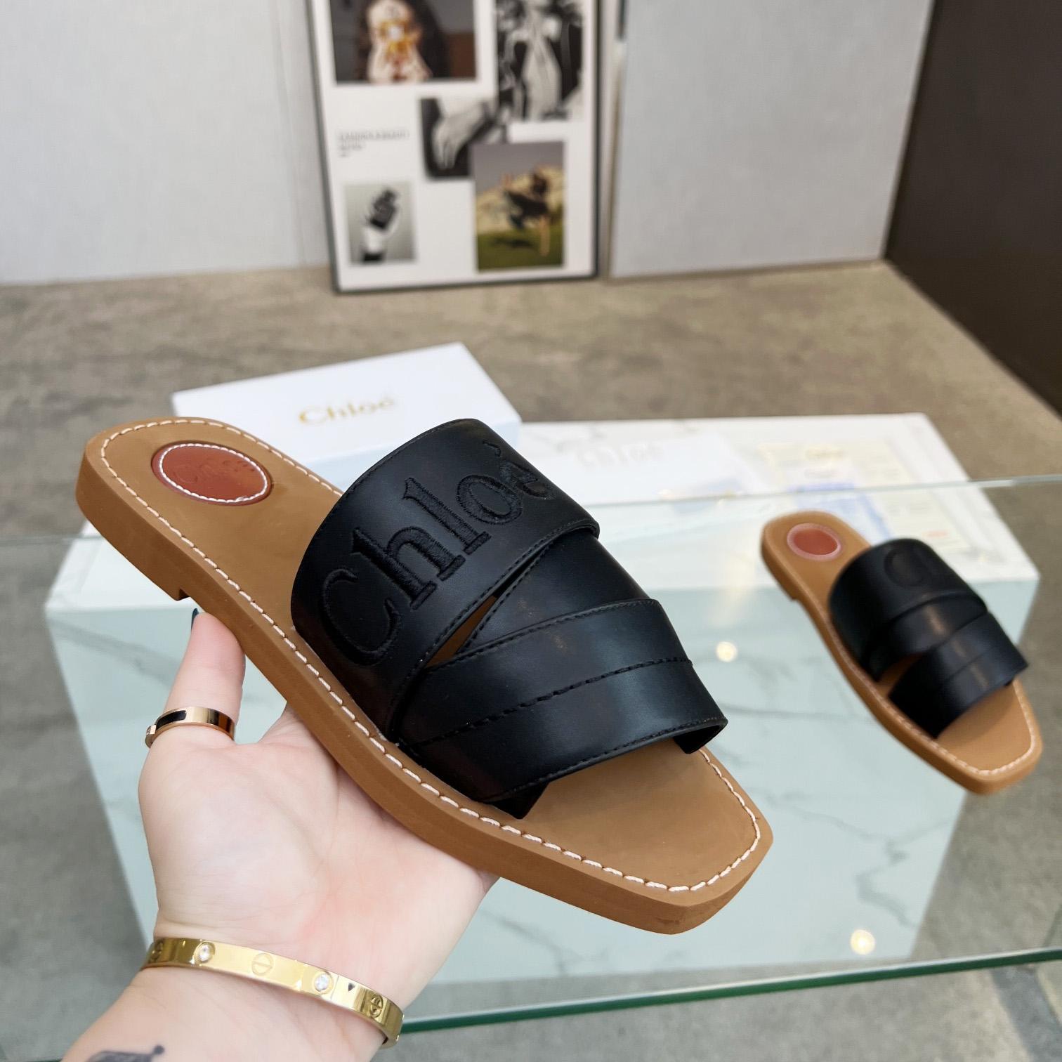 Chloe Woody Flat Mule - DesignerGu