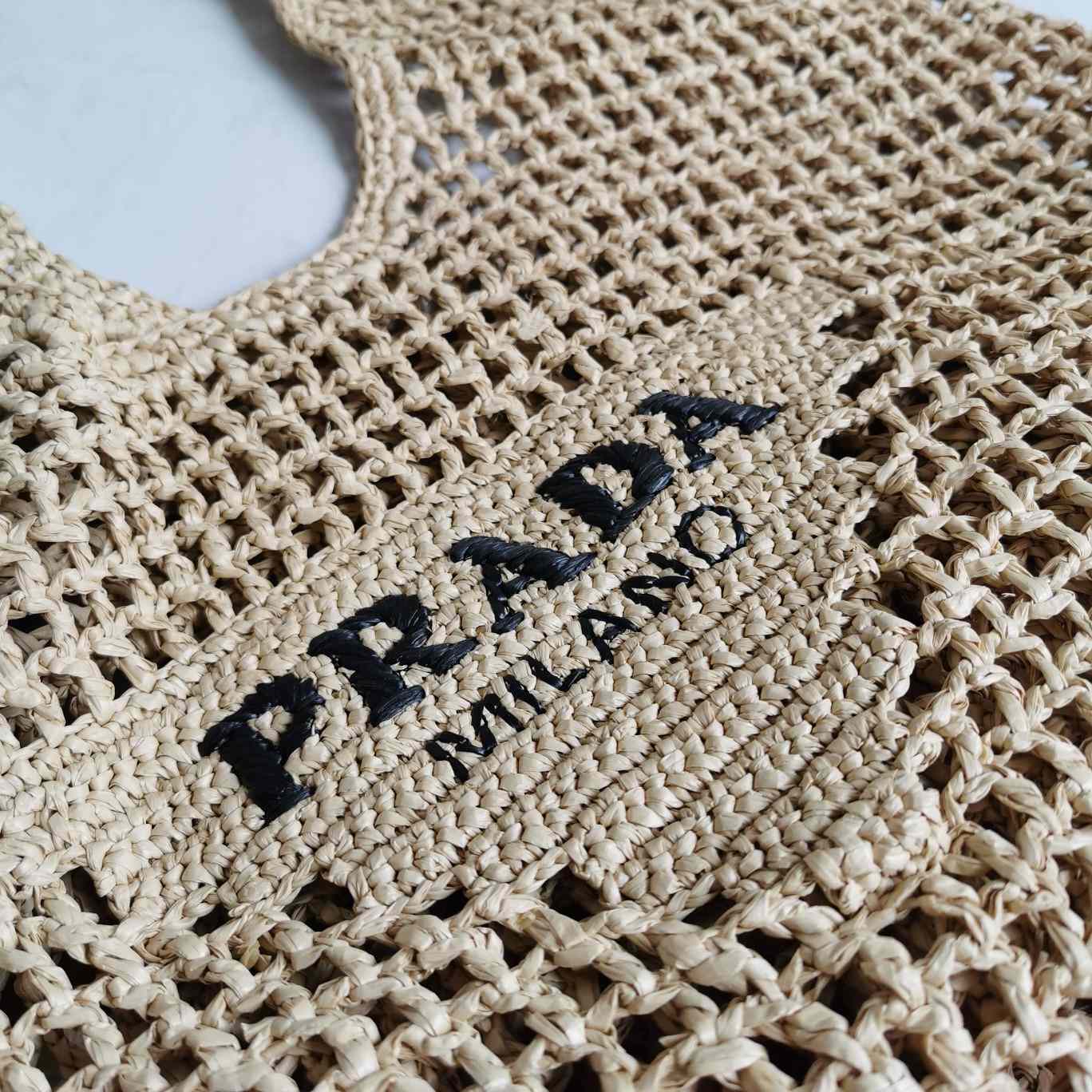 Prada Crochet Tote Bag - DesignerGu