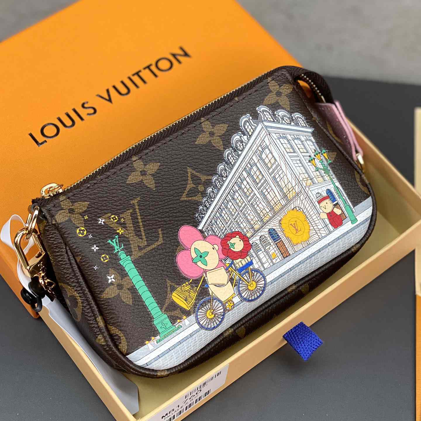 Louis Vuitton Mini Pochette Accessoires (15.5*10.5*4cm)  M81760 - DesignerGu