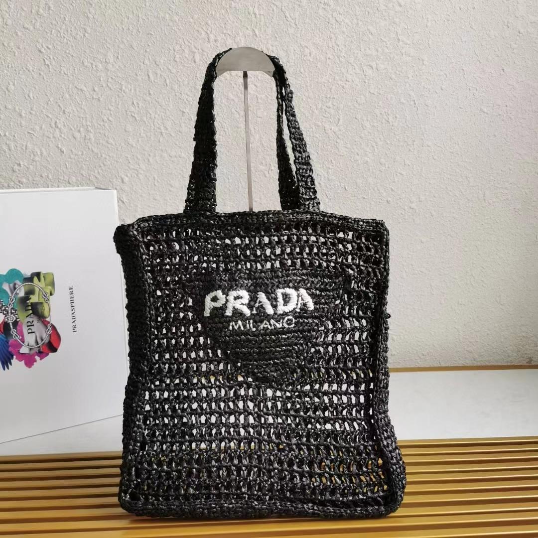 Prada Crochet Tote Bag  - DesignerGu