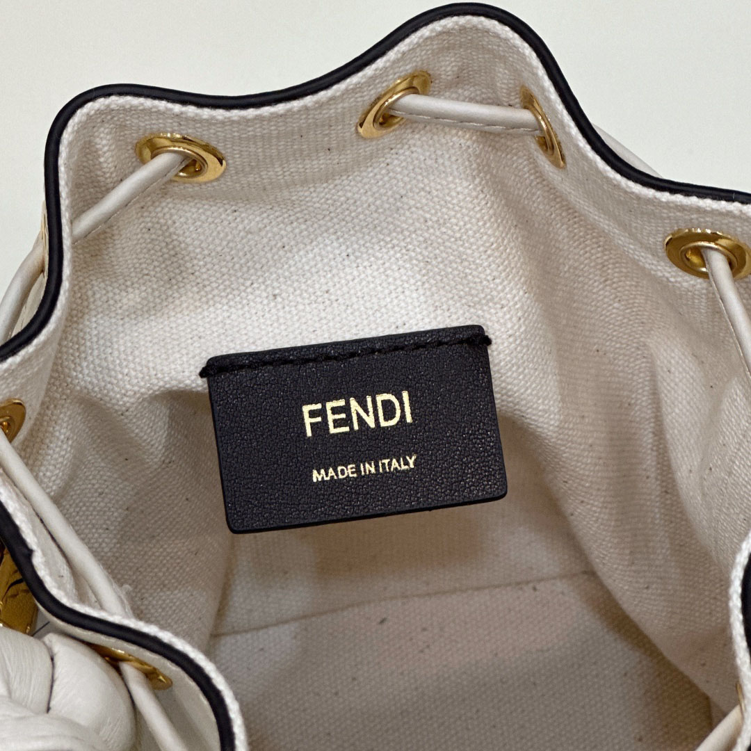 Fendi Mon Tresor Multicolour Canvas Mini-bag With FF Embroidery - DesignerGu