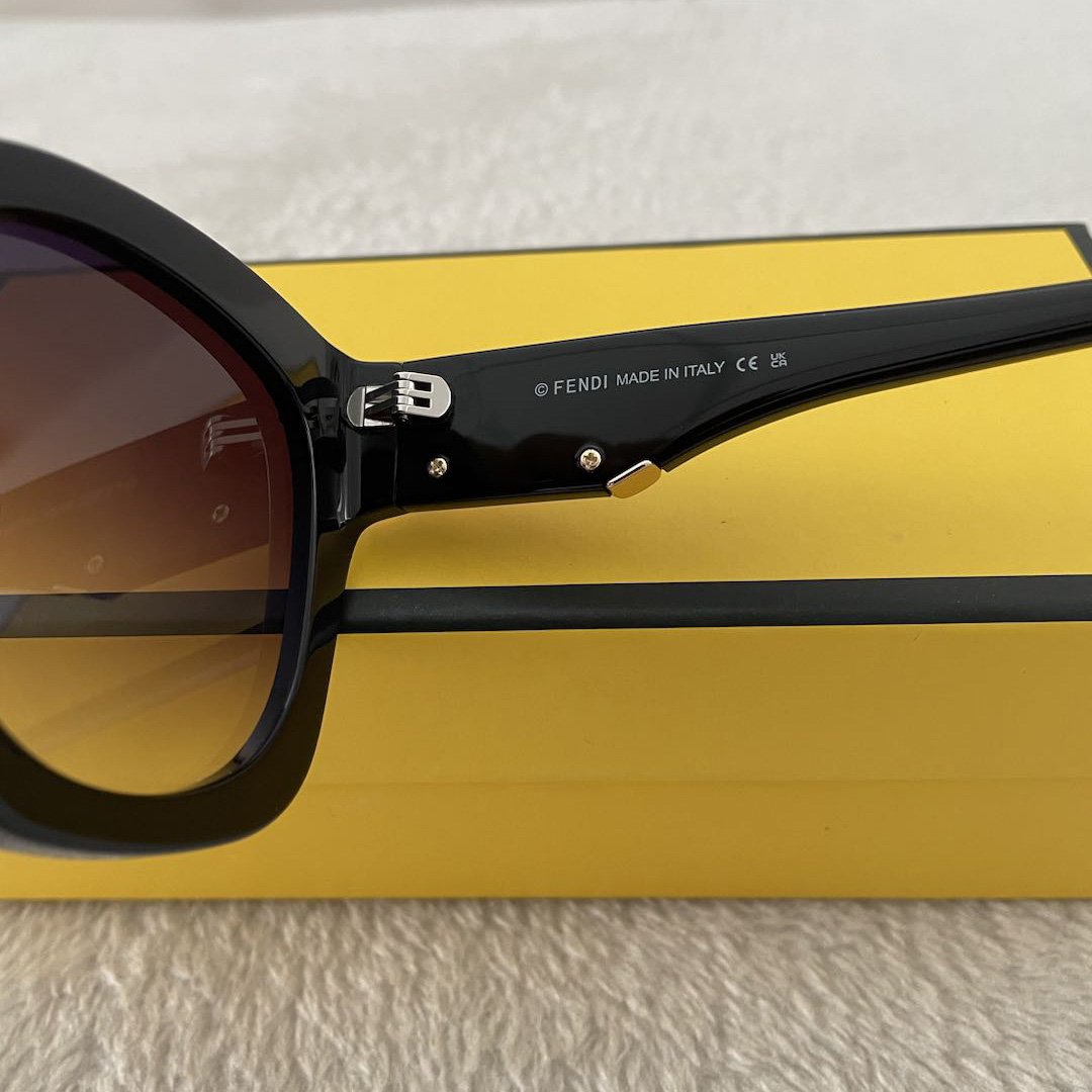 Fendi First Mint Black Acetate Sunglasses    FOL053V1 - DesignerGu