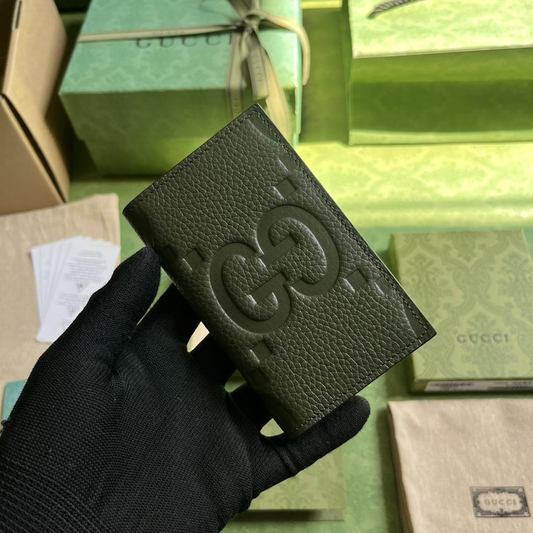 Gucci Jumbo GG Card Case - DesignerGu