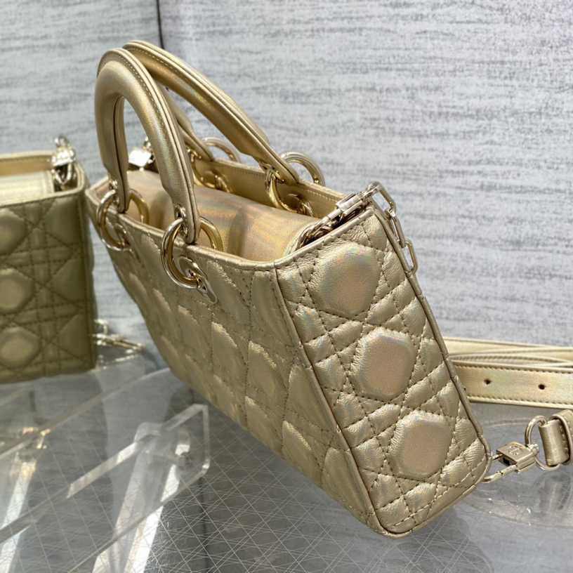 Dior Medium Dior Or Lady D-joy Bag - DesignerGu