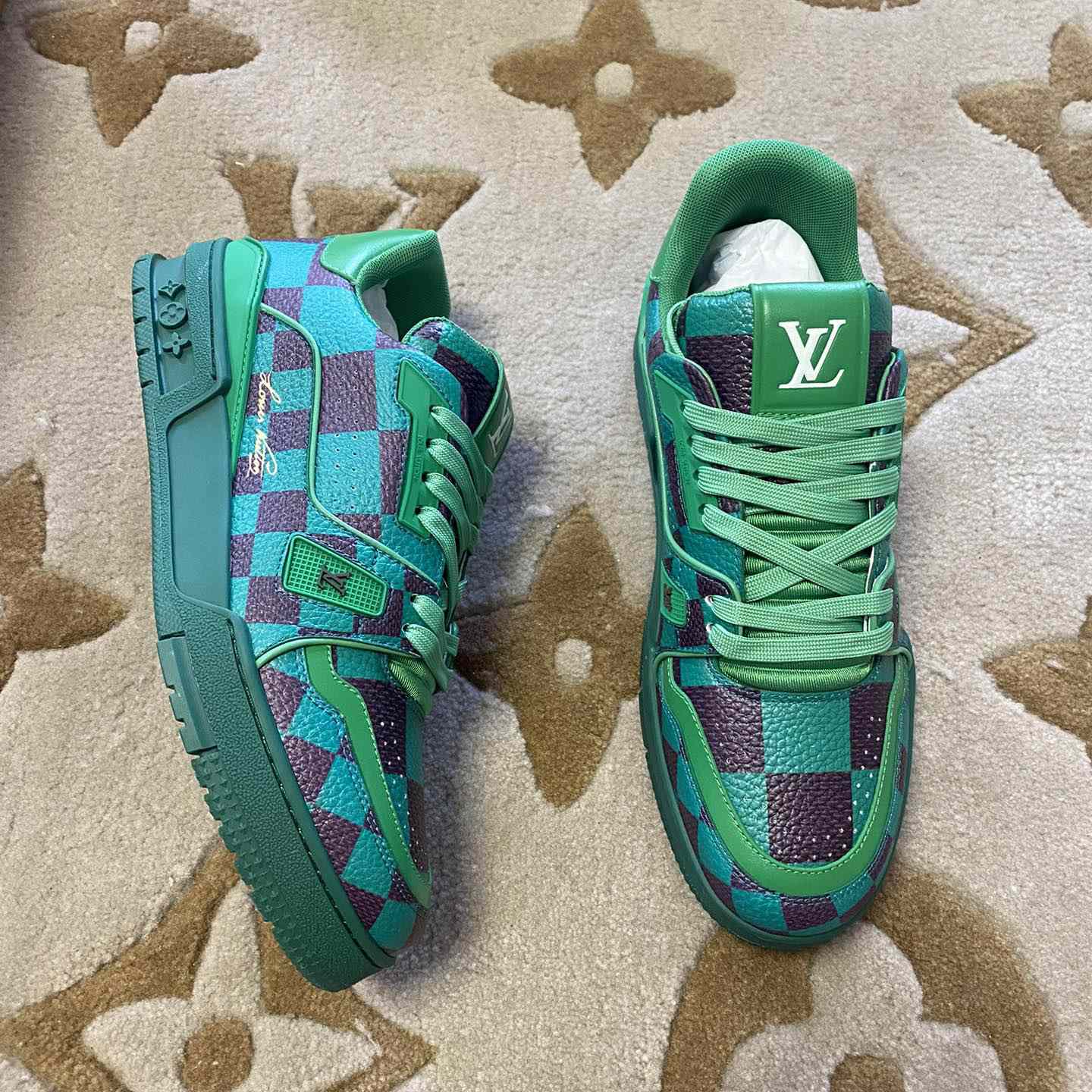 Louis Vuitton LV  Trainer Sneaker        - DesignerGu