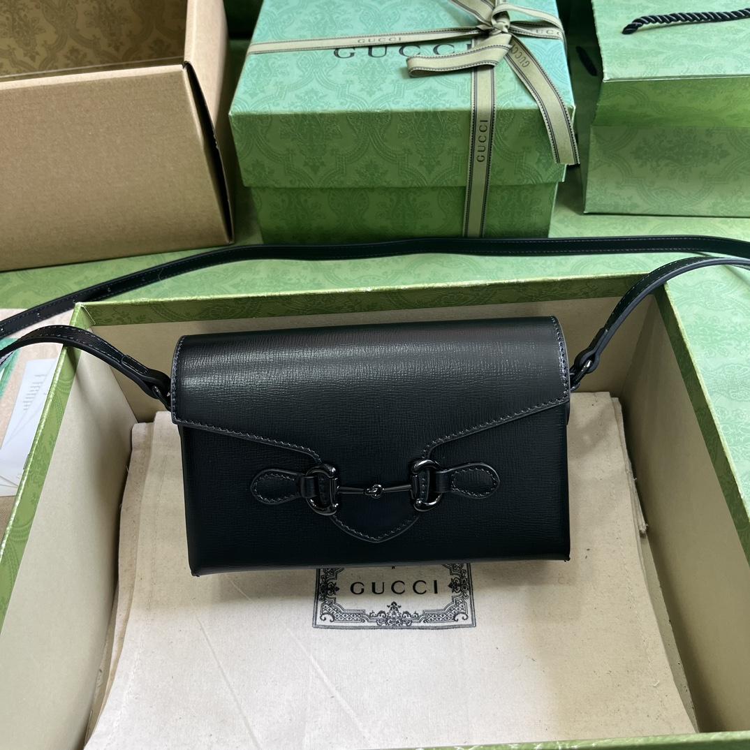 Gucci Horsebit 1955 Mini Bag(18-12-5cm) - DesignerGu