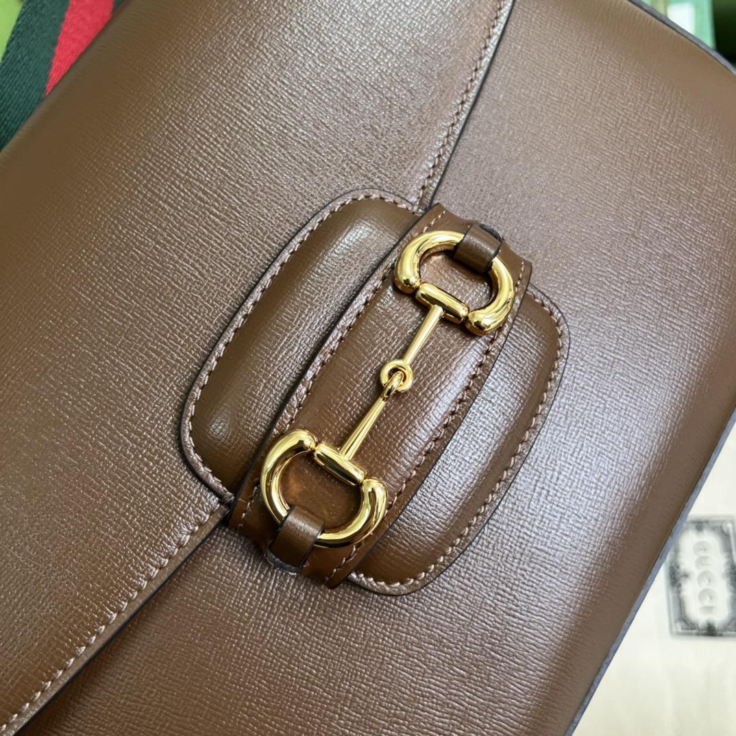 Gucci Horsebit 1955 Mini Bag(30*21*7.5cm)   - DesignerGu