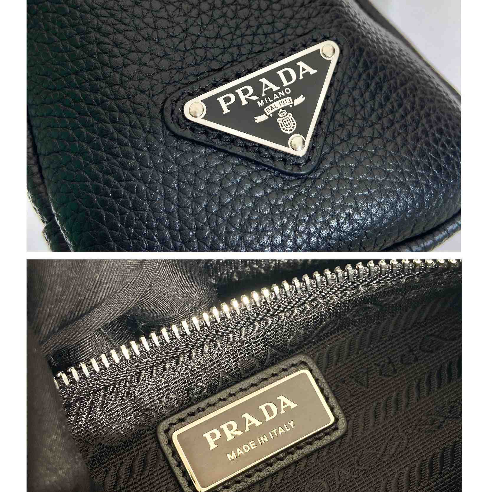 Prada Leather Bag With Shoulder strap - DesignerGu