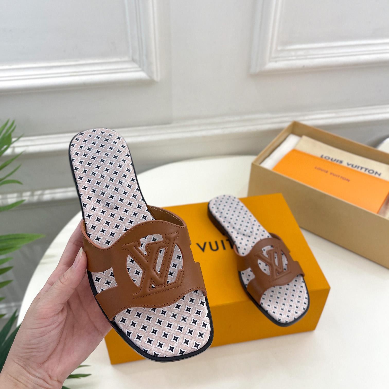 Louis Vuitton LV Isola Flat Mule - DesignerGu