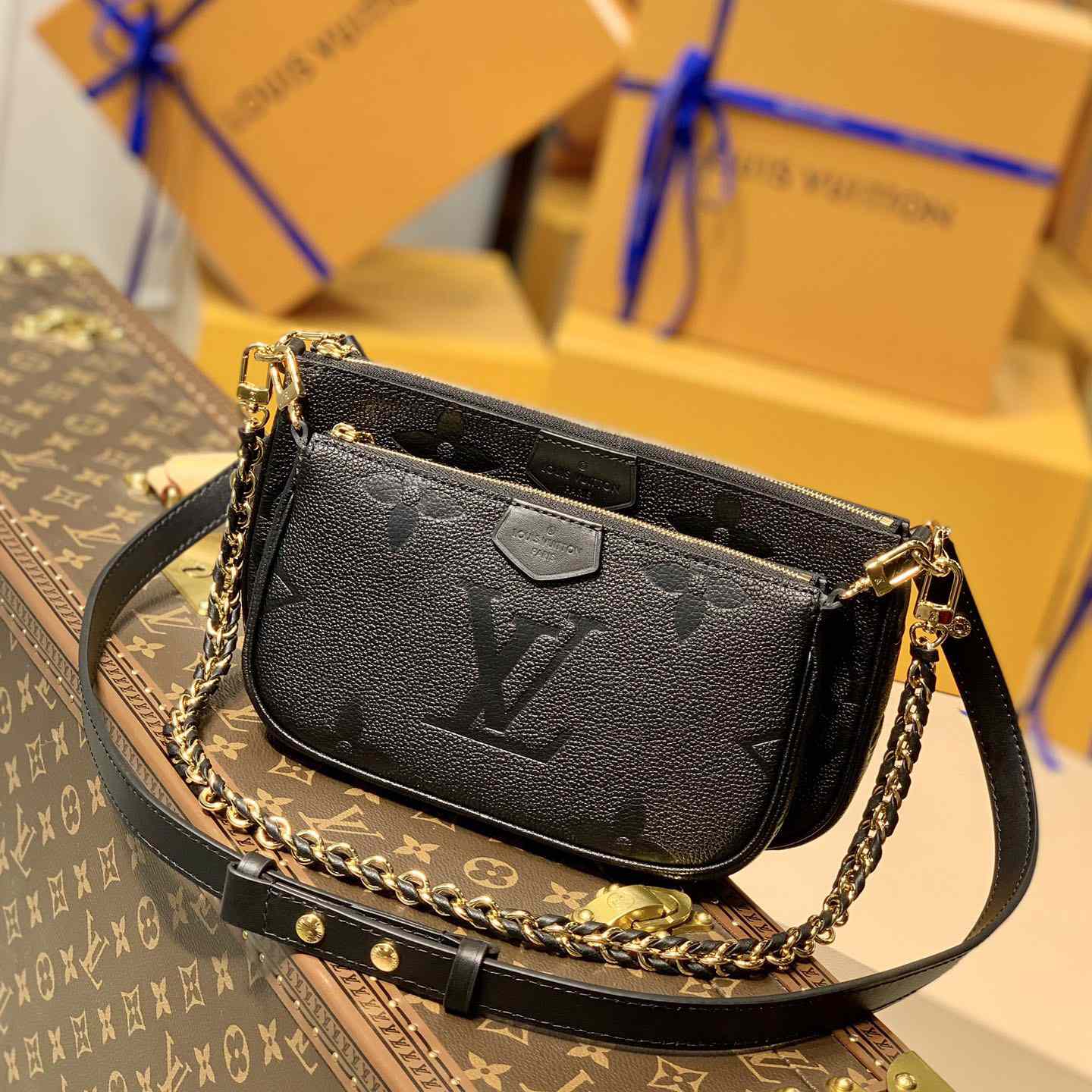 Louis Vuitton Multi Pochette Accessoires   (24 x 13.5 x 4cm) M57631 - DesignerGu