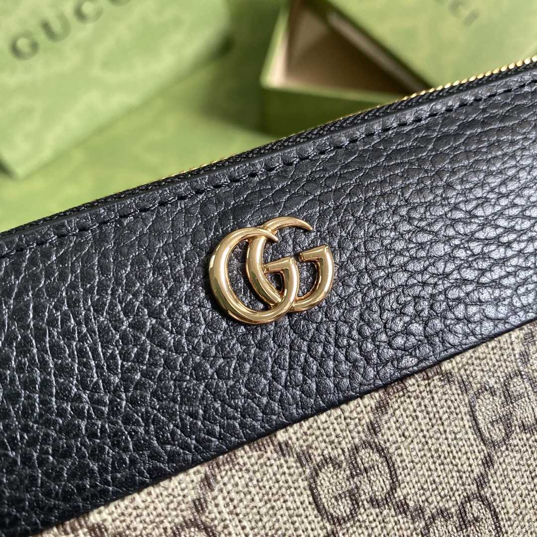 Gucci GG Marmont Zip Around Wallet(19-10-3.5cm)    - DesignerGu