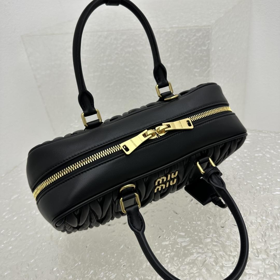 Miu Miu Arcadie Matelassé Nappa Leather Bag - DesignerGu