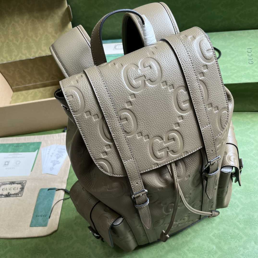 Gucci Jumbo GG Backpack(34-41-12cm) - DesignerGu