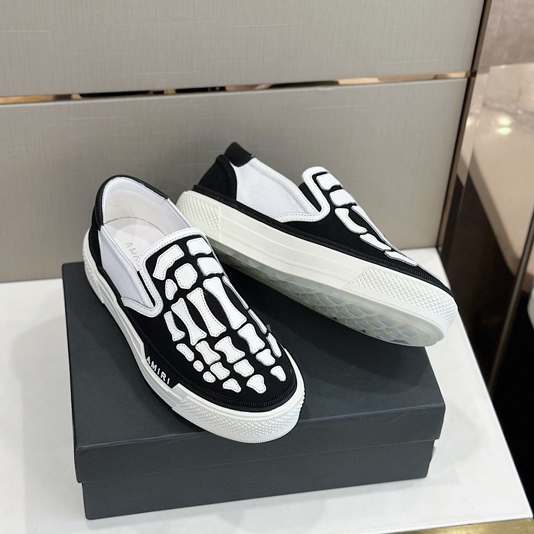 Amiri Skel Top Slip-on Sneakers - DesignerGu