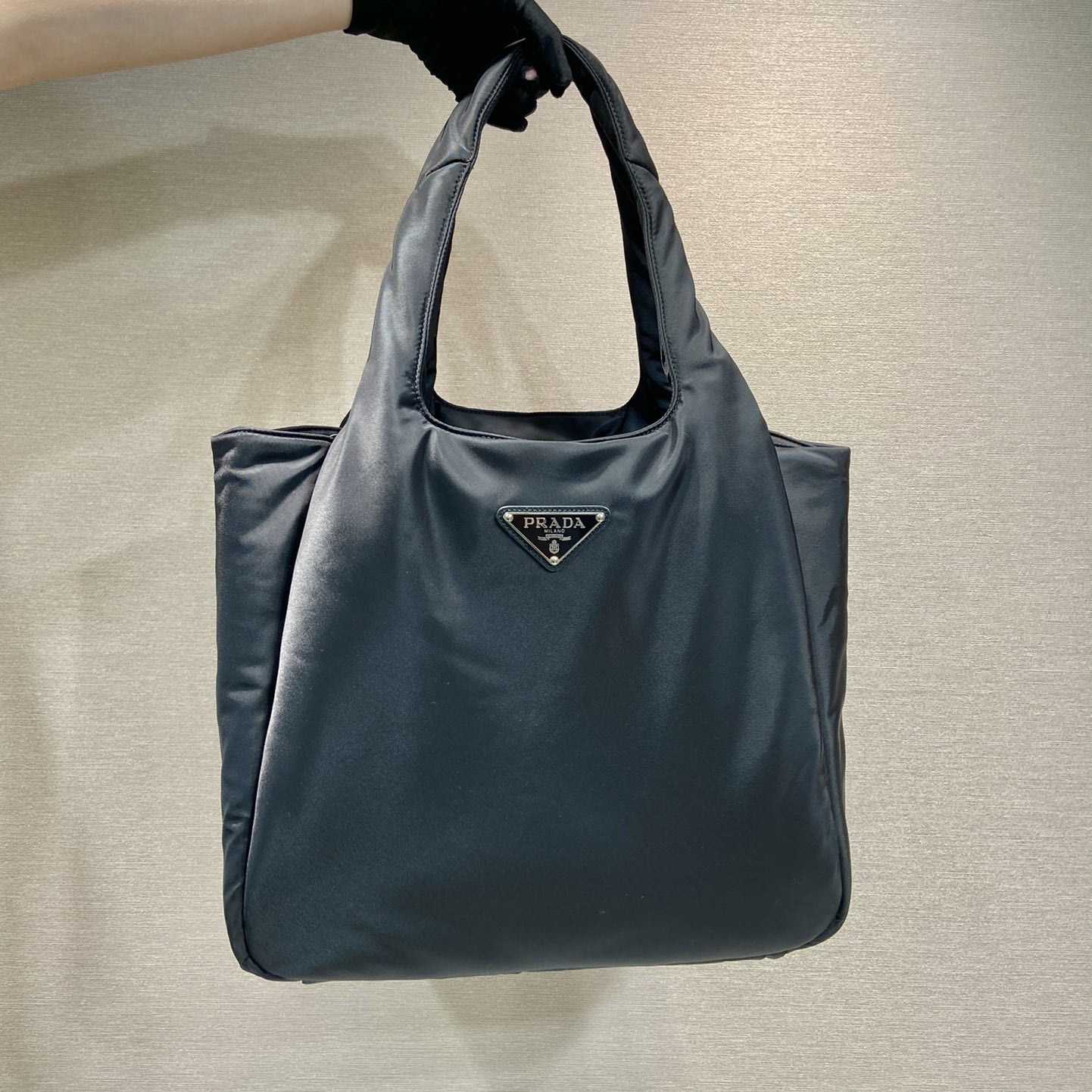 Prada Large Padded Re-Nylon Tote Bag - DesignerGu