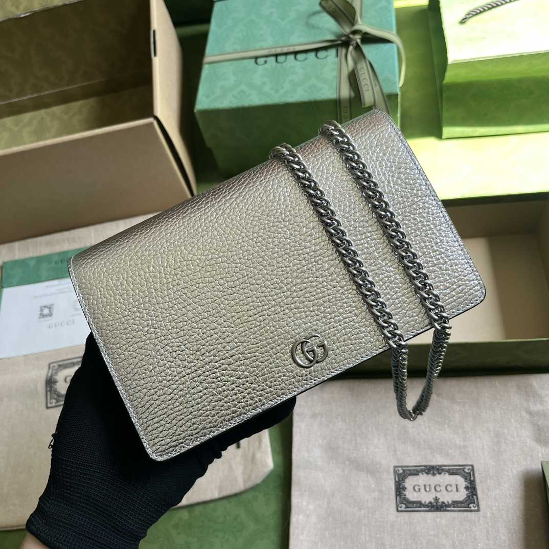 Gucci GG Marmont Mini Chain Bag - DesignerGu