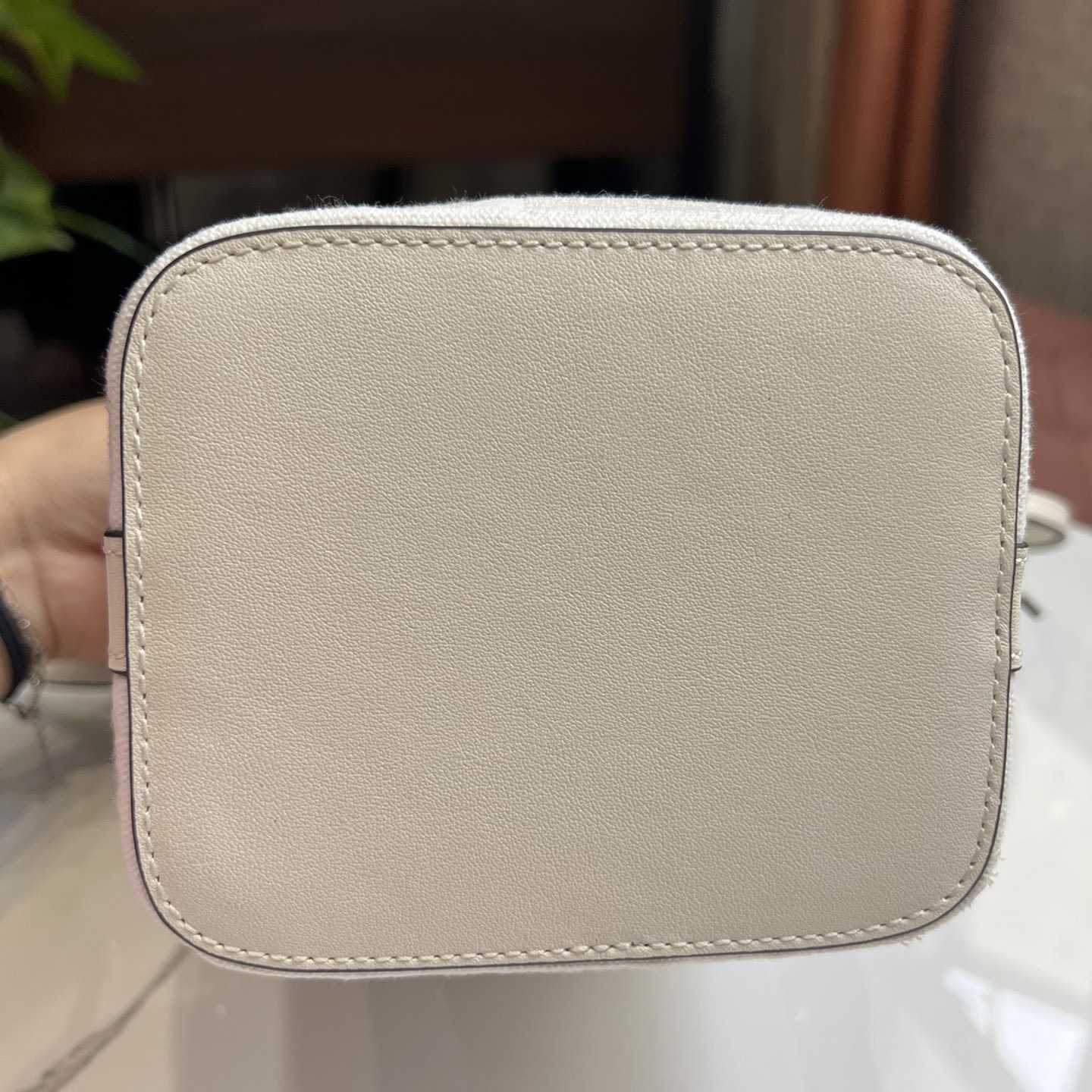 Fendi Mon Tresor White Canvas FF Mini Bag - DesignerGu