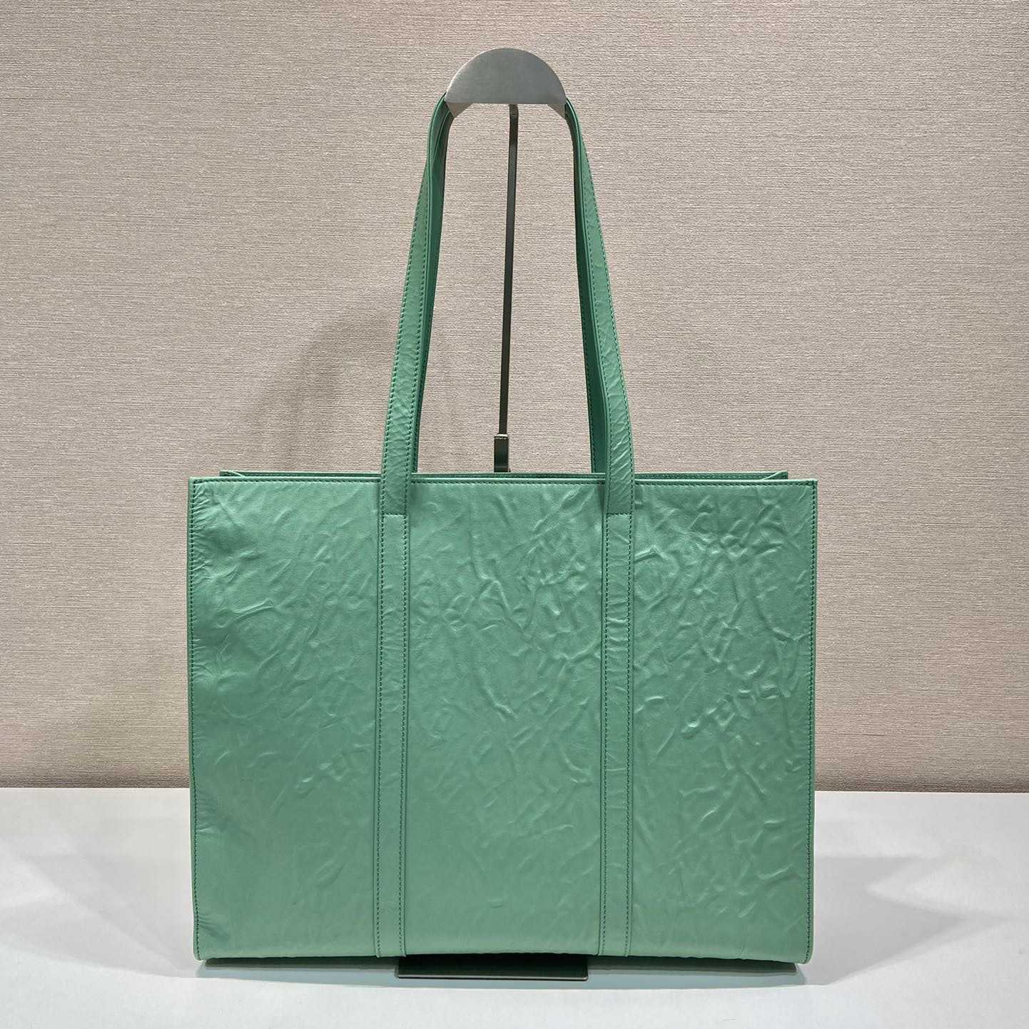 Prada Large Antique Nappa Leather Tote - DesignerGu