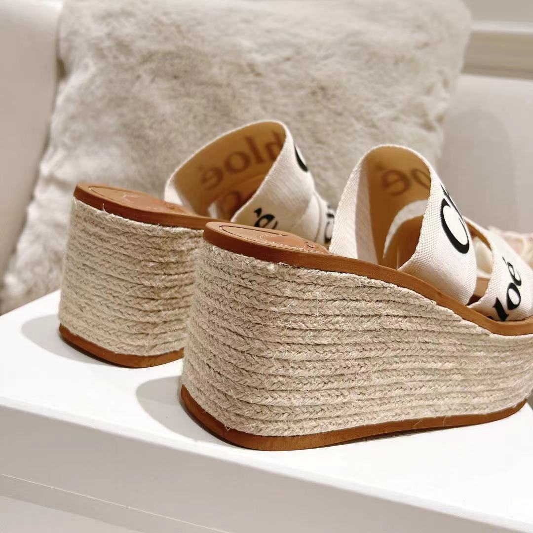 Chloe Woody Wedge Espadrille - DesignerGu