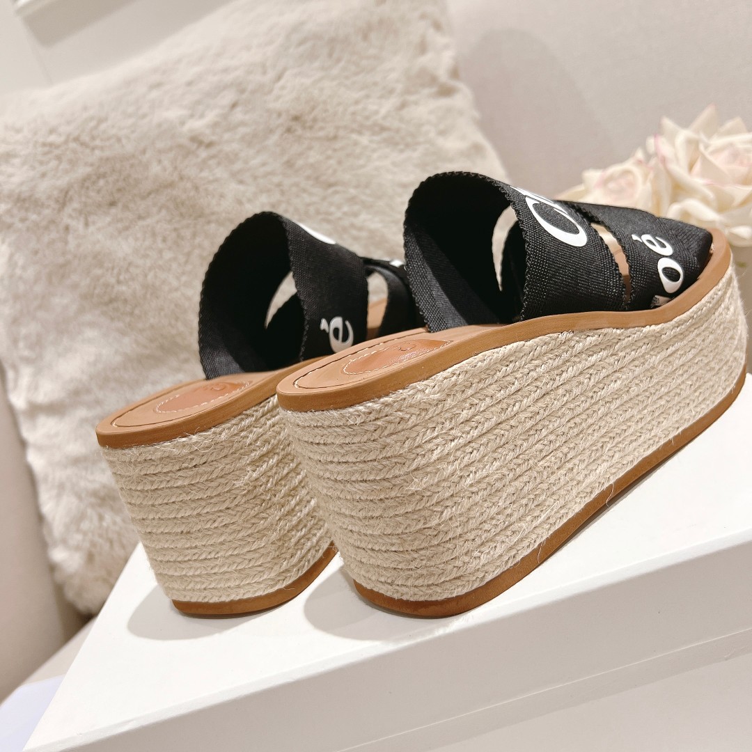 Chloe Woody Wedge Espadrille - DesignerGu