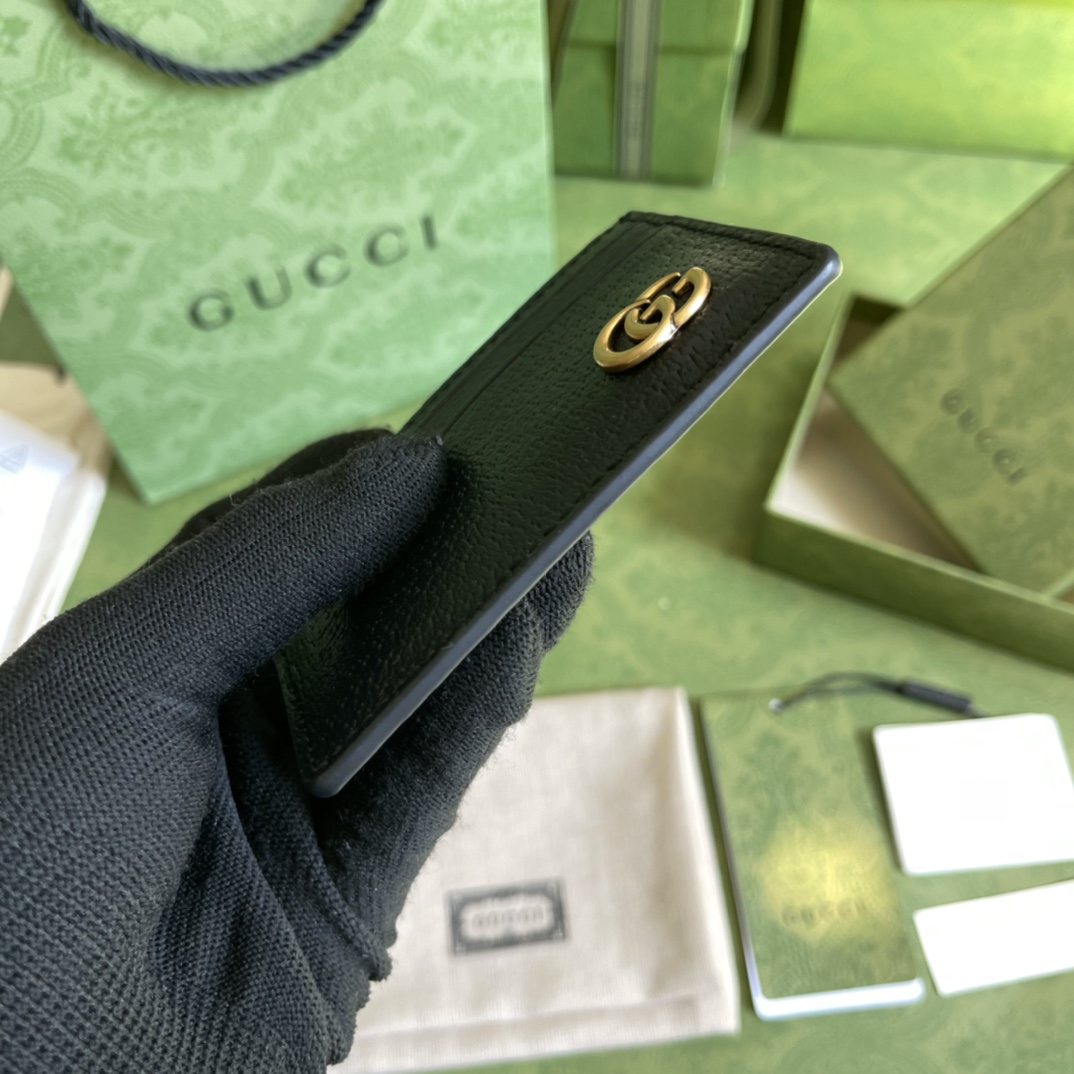 Gucci GG Marmont Leather Money Clip  (10-7CM) - DesignerGu