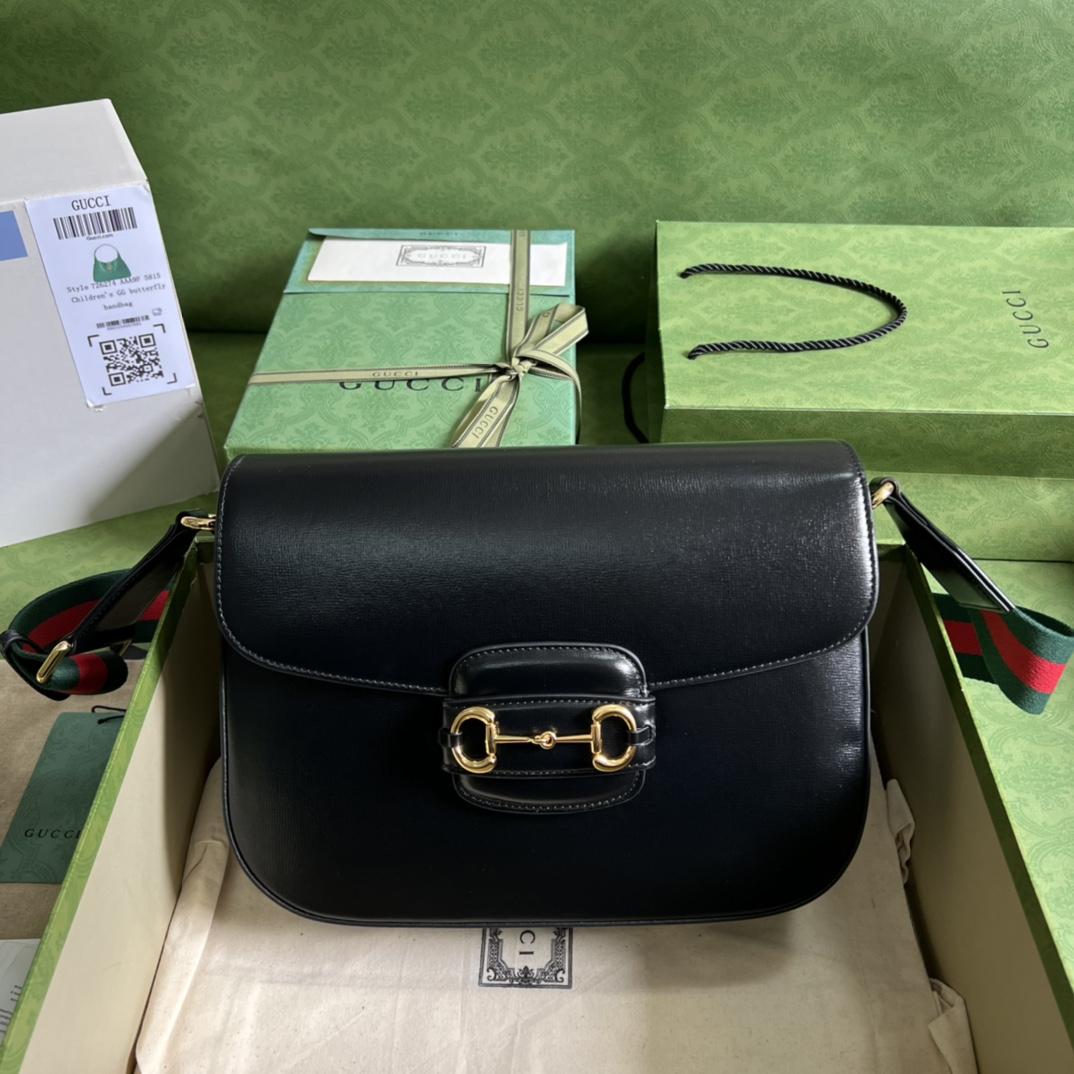 Gucci Horsebit 1955 Mini Bag(30*21*7.5cm)   - DesignerGu