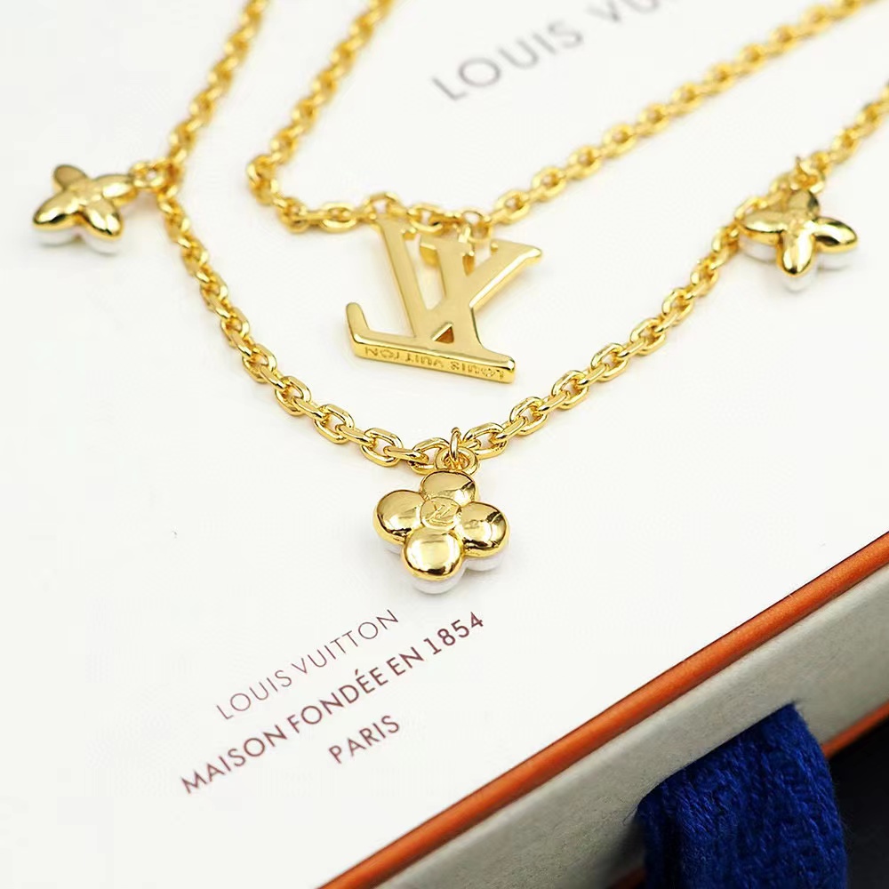 Louis Vuitton LV Floragram Necklace   M00981 - DesignerGu