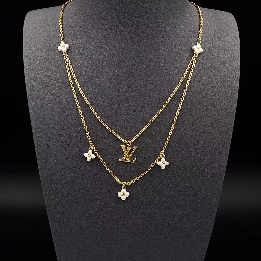 Louis Vuitton LV Floragram Necklace   M00981 - DesignerGu