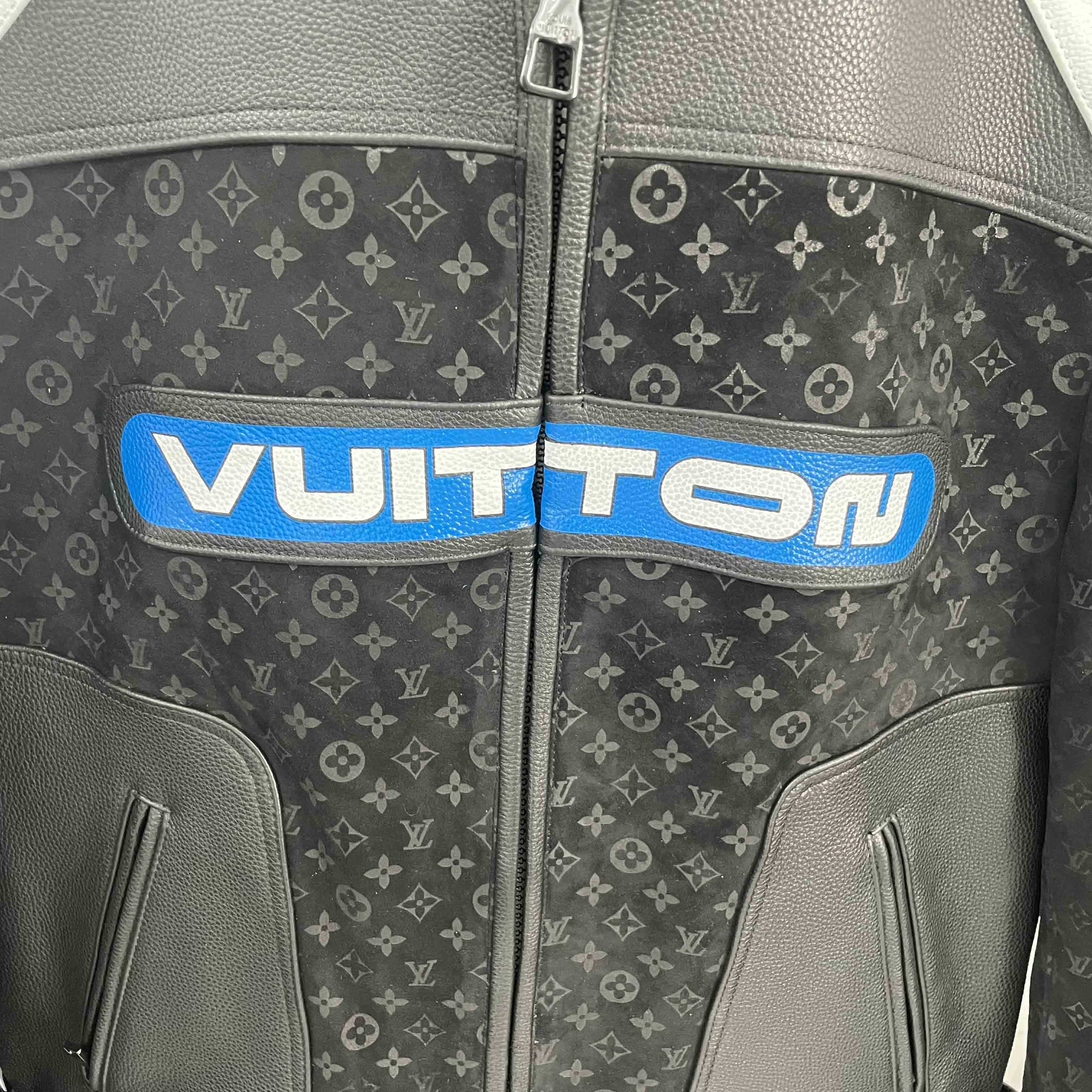 Louis Vuitton Leather Mix Biker - DesignerGu