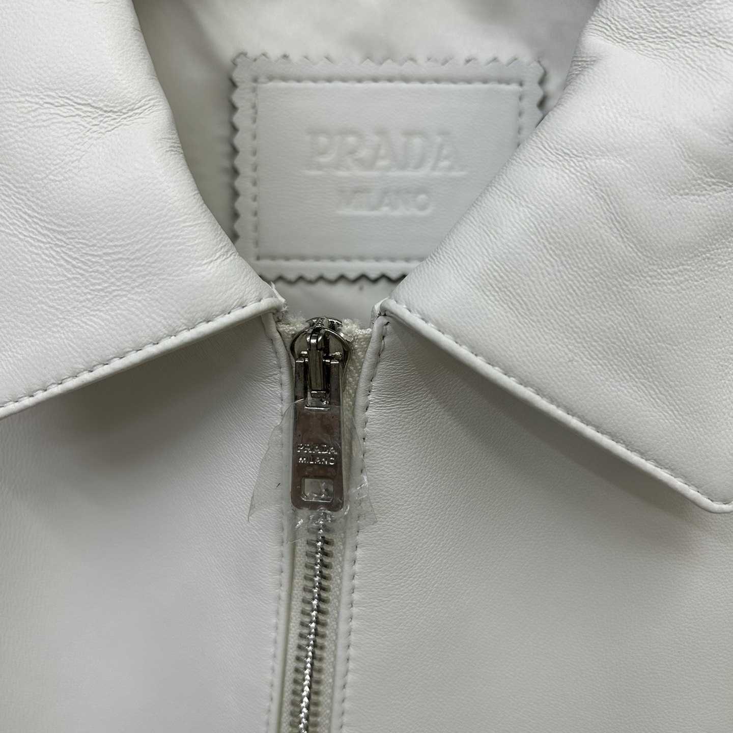 Prada Nappa Leather Blouson Jacket - DesignerGu