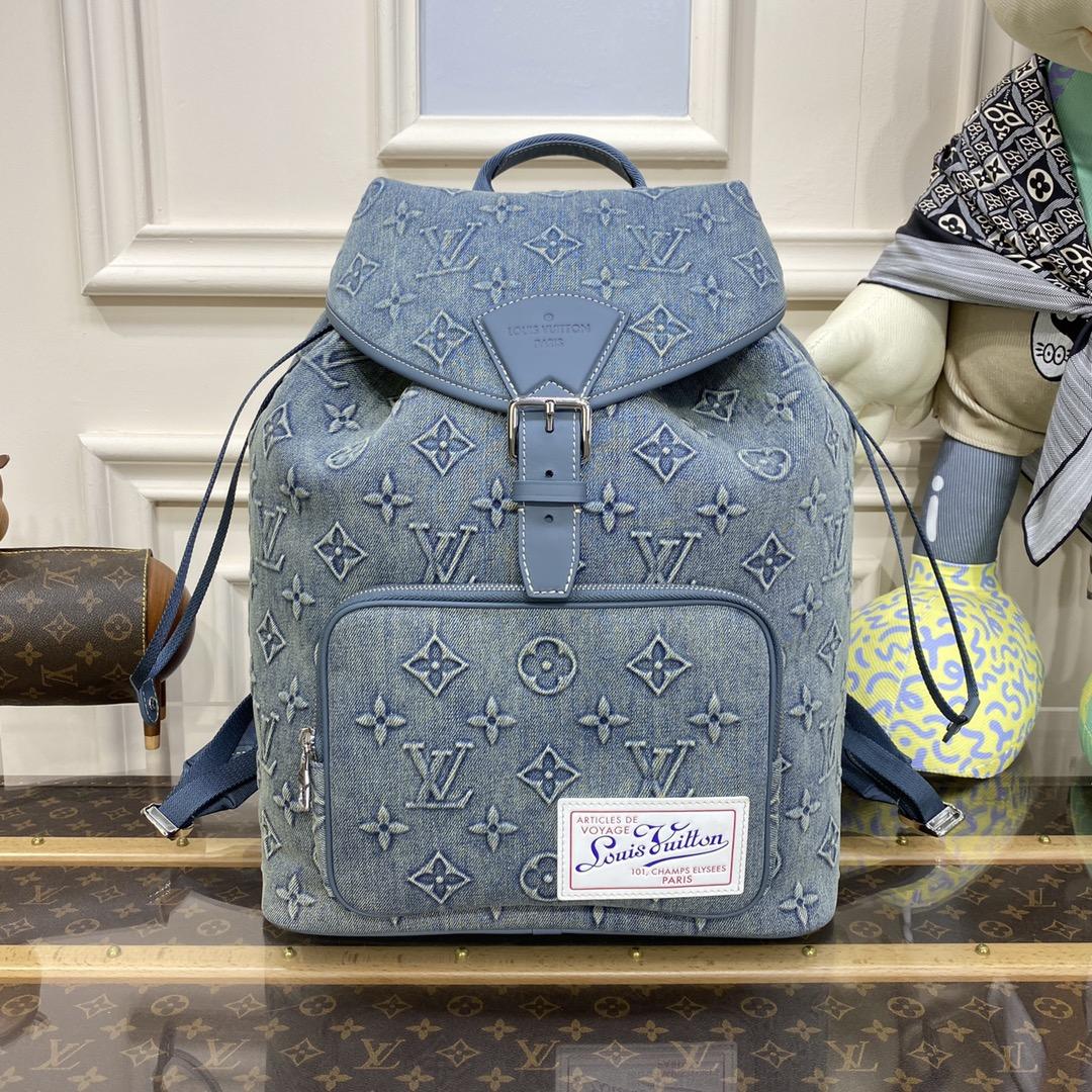 Louis Vuitton Montsouris Backpack  (32*40*19cm)M22534 - DesignerGu